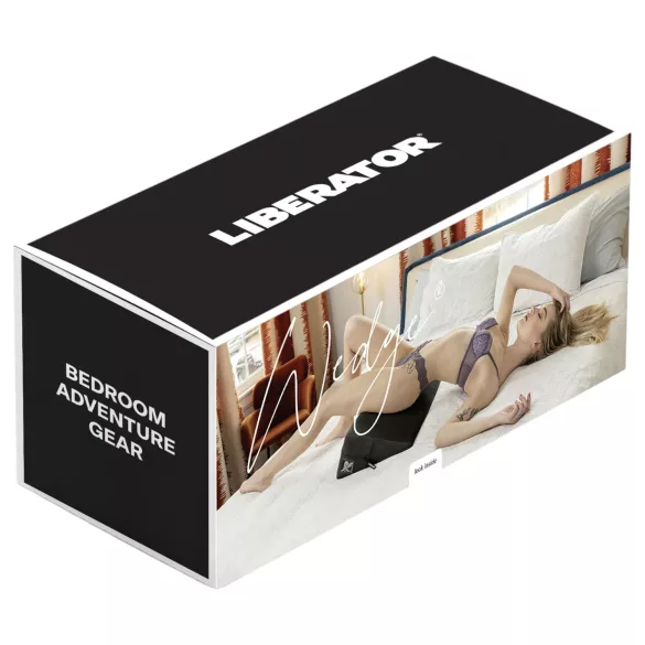 Liberator Wedge - kilformad sexkudde (svart)