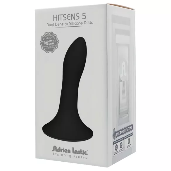 Adrien Lastic Hitsens 5 - värmereaktiv analdildo (svart)
