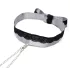 Fifty Shades of Grey - bröstvårtklämma med halsband - silver