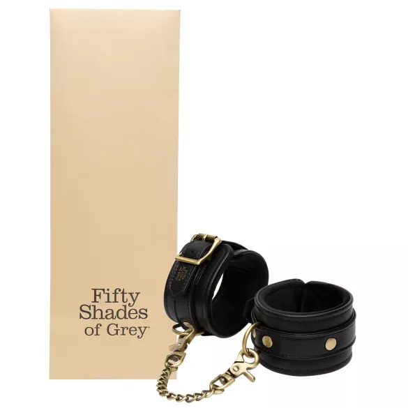 Fifty Shades of Grey - fotbojor - justerbar - svart