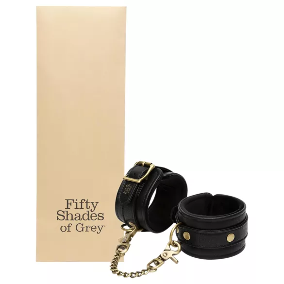 Fifty Shades of Grey - fotbojor - justerbar - svart