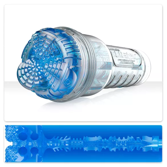 Fleshlight Turbo Core - masturbator med sugfunktion - blå