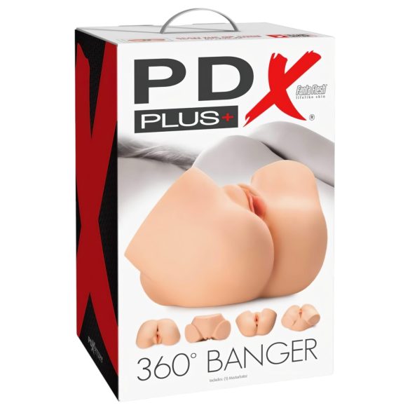 PDX 360 Banger - realistisk masturbator-torso - hudfärgad