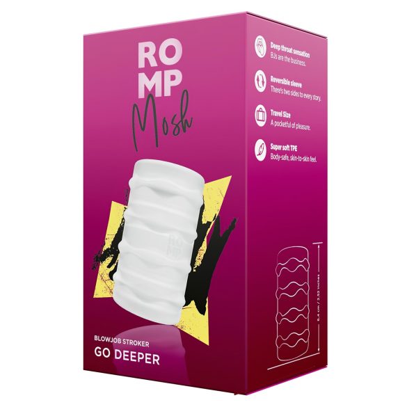 ROMP Mosh - flexibel rese onaniprodukt (transparent)