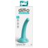 Dillio Curious Five - turkos dildo (15cm) i silikon