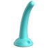 Dillio Curious Five - turkos dildo (15cm) i silikon