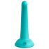 Dillio Curious Five - turkos dildo (15cm) i silikon