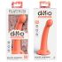 Dillio Hemlig Utforskare - Ollonformad Dildo (17cm) - Orange
