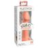Dillio Big Hero - sugkopp silikon dildó (17cm) - orange