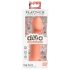 Dillio Big Hero - sugkopp silikon dildó (17cm) - orange