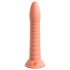 Dillio Wild Thing - Räfflad dildo (19 cm) - orange