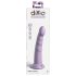 Dillio Slim Seven - sugkoppdildo (20 cm) - lila