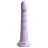 Dillio Slim Seven - sugkoppdildo (20 cm) - lila