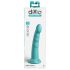 Dillio Slim 20cm - Sugande dildot med sugpropp, turkos
