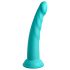 Dillio Slim 20cm - Sugande dildot med sugpropp, turkos