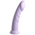 Dillio Super Eight Sugkoppsdildo i silikon (21cm) - lila
