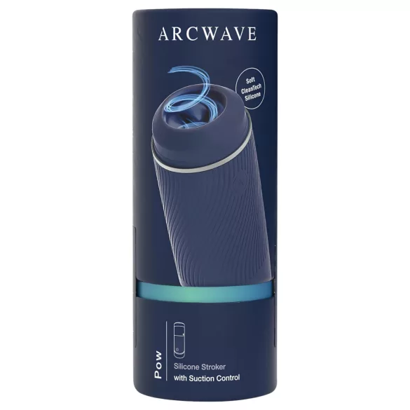 Arcwave Pow - manuell masturbator med sug - blå