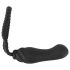 Black Velvet Perfect Fit - strap-on dildo (svart)