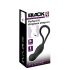 Black Velvet Perfect Fit - strap-on dildo (svart)