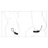 Black Velvet Perfect Fit - strap-on dildo (svart)