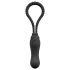 Black Velvets - strap-on dildo - justerbar passform - svart