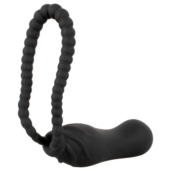 Black Velvets - strap-on dildo - justerbar passform - svart