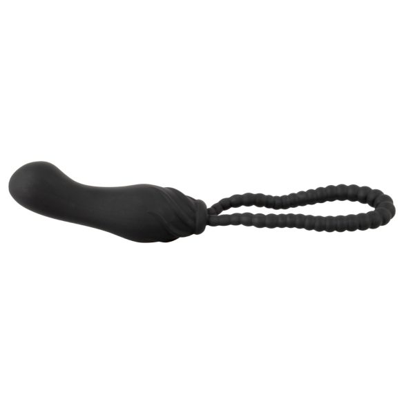 Black Velvets - strap-on dildo - justerbar passform - svart