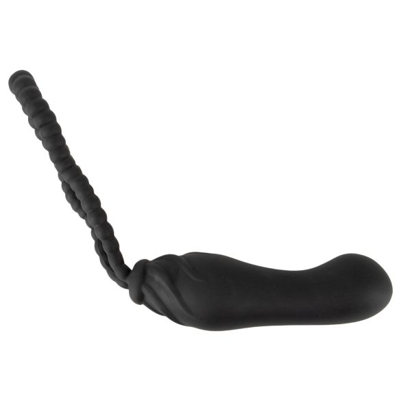 Black Velvets - strap-on dildo - justerbar passform - svart