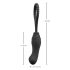 Black Velvets - strap-on dildo - justerbar passform - svart