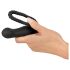 Black Velvet Perfect Fit - strap-on dildo (svart)