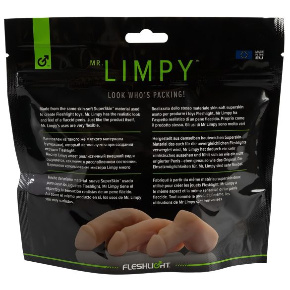 Mr. Limpy - realistisk dildo - stor - hudfärg