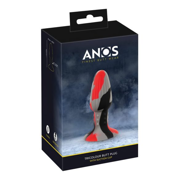 ANOS - färgglad silikon analplugg