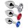 Alive Anal Plug Set - Silver Lust