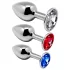 Alive - analplugg set - metall - silver