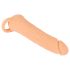 Nature Skin - 2i1 Fick och Penishylsa - 23 cm (Natur)