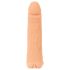 Nature Skin - 2i1 Fick och Penishylsa - 23 cm (Natur)