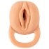 Nature Skin - 2i1 Fick och Penishylsa - 23 cm (Natur)