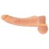 Nature Skin - 2i1 Fick och Penishylsa - 23 cm (Natur)