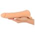 Nature Skin - 2i1 Fick och Penishylsa - 23 cm (Natur)