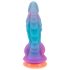 Beasty Cocks - utomjordisk silikon dildo (blå-orange)