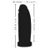 Realistixxx - dildo gigantisk - 30 cm svart