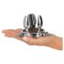 Fetish - metallisk analexpander (silver)