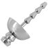 Penisplugg - metalisk urinrörsutvidgare (silver)