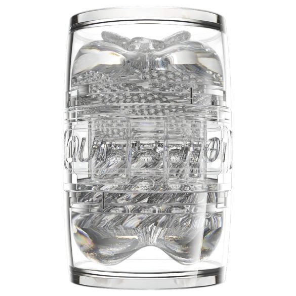 Fleshlight Quickshot Mia Malkova - kompakt masturbator - genomskinlig