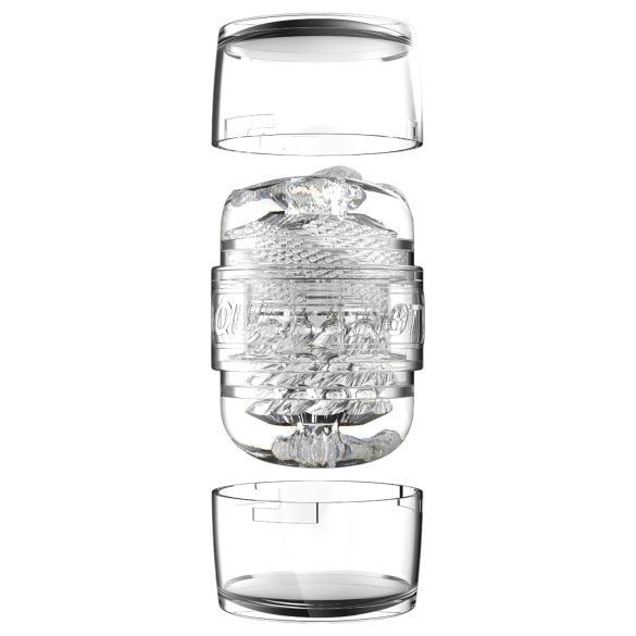 Fleshlight Quickshot Mia Malkova - kompakt masturbator - genomskinlig