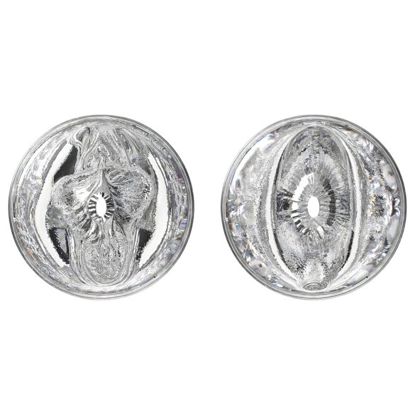 Fleshlight Quickshot Mia Malkova - kompakt masturbator - genomskinlig