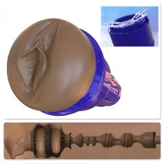 Fleshlight Boost Bang - realistisk vaginamasturbator - brun