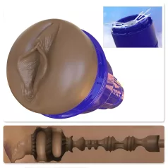 Fleshlight Boost Bang - realistisk vaginamasturbator - brun