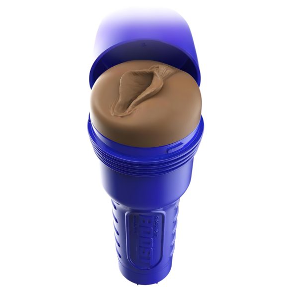 Fleshlight Boost Bang - realistisk vaginamasturbator - brun