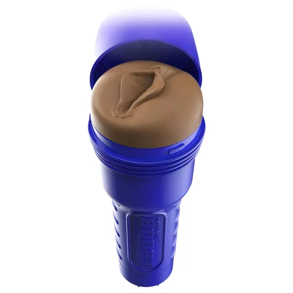 Fleshlight Boost Bang - realistisk vaginamasturbator - brun